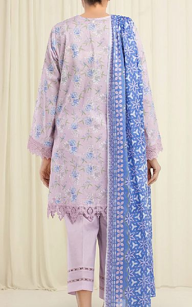 Edenrobe Pale Pink Lawn Suit | Pakistani Lawn Dress in USA- Image 2