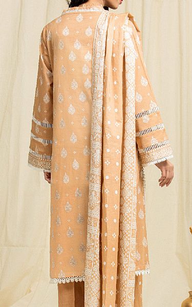 Edenrobe Peach Lawn Suit | Pakistani Lawn Dress in USA- Image 2