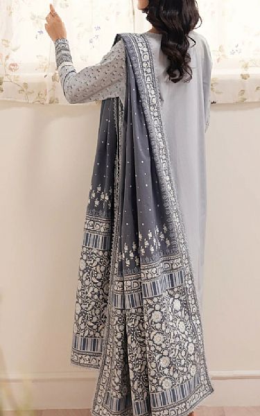 Edenrobe Grey Cambric Suit | Pakistani Winter Dresses in USA- Image 2