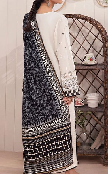 Edenrobe Off-white Cambric Suit | Pakistani Winter Dresses in USA- Image 2