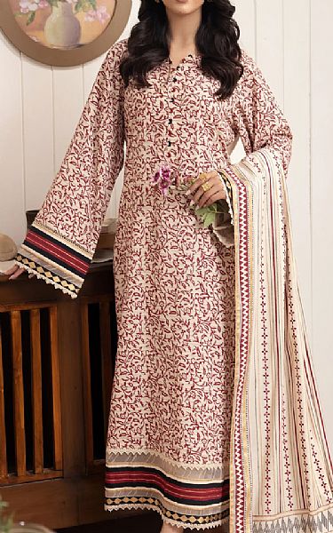 Edenrobe Ivory Cambric Suit | Pakistani Winter Dresses in USA- Image 1