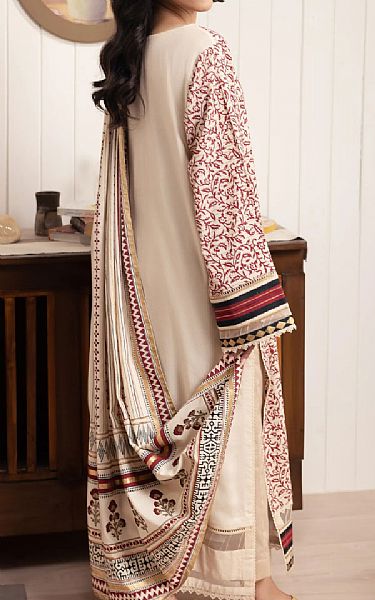 Edenrobe Ivory Cambric Suit | Pakistani Winter Dresses in USA- Image 2
