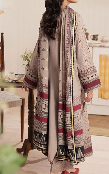 Edenrobe Tan Cambric Suit | Pakistani Winter Dresses in USA- Image 2