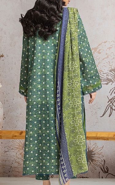 Edenrobe Emerald Green Cambric Suit | Pakistani Winter Dresses in USA- Image 2