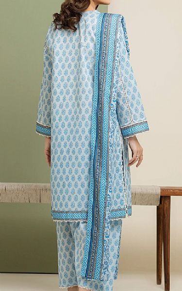 Edenrobe Light Blue Lawn Suit | Pakistani Lawn Dress in USA- Image 2