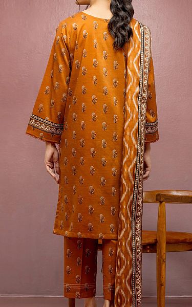 Edenrobe Orange Lawn Suit | Pakistani Lawn Dress in USA- Image 2