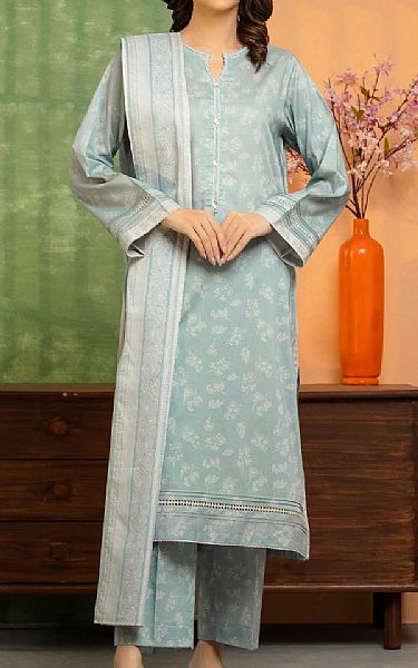 Edenrobe Summer Green Lawn Suit | Pakistani Lawn Dress in USA- Image 1