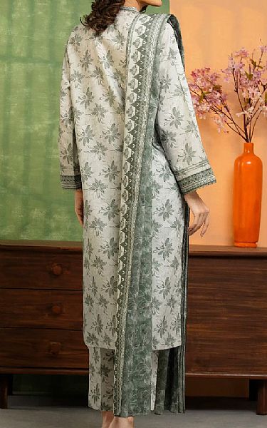 Edenrobe Light Grey Lawn Suit | Pakistani Lawn Dress in USA- Image 2