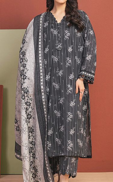 Edenrobe Black Lawn Suit | Pakistani Lawn Dress in USA- Image 1
