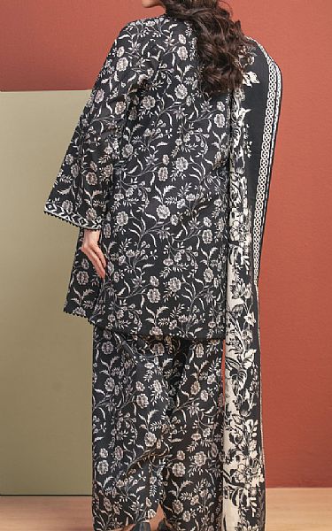 Edenrobe Black/Off White Lawn Suit | Pakistani Lawn Dress in USA- Image 2