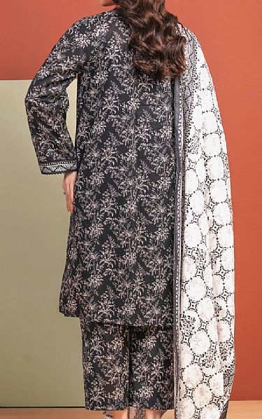 Edenrobe Black/Off White Lawn Suit | Pakistani Lawn Dress in USA- Image 2