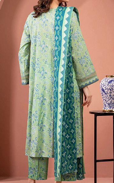 Edenrobe Light Green Lawn Suit | Pakistani Lawn Dress in USA- Image 2