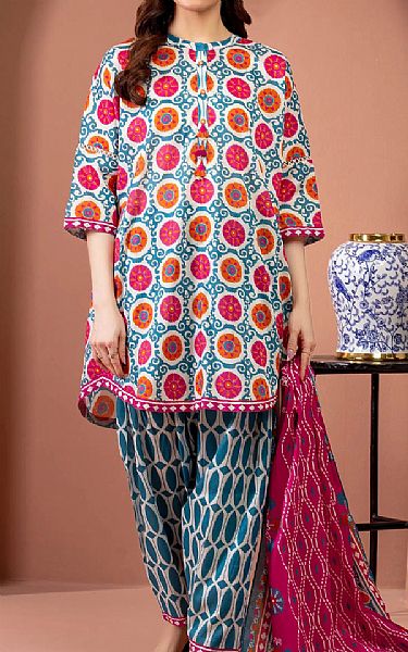 Edenrobe Multi Lawn Suit | Pakistani Lawn Dress in USA- Image 1