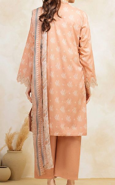 Edenrobe Peach Lawn Suit | Pakistani Lawn Dress in USA- Image 2
