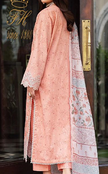 Edenrobe Peach Lawn Suit | Pakistani Lawn Dress in USA- Image 2