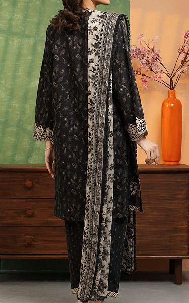 Edenrobe Black Lawn Suit | Pakistani Lawn Dress in USA- Image 2