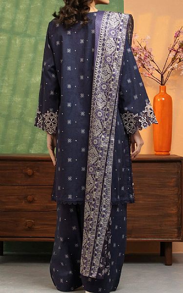 Edenrobe Navy Lawn Suit | Pakistani Lawn Dress in USA- Image 2