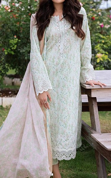 Edenrobe Off White Lawn Suit | Pakistani Lawn Dress in USA- Image 1