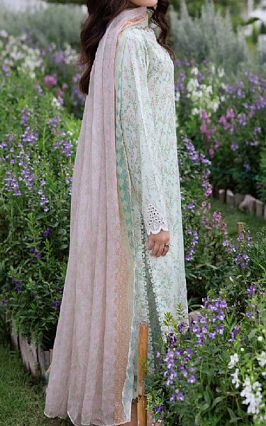 Edenrobe Off White Lawn Suit | Pakistani Lawn Dress in USA- Image 2