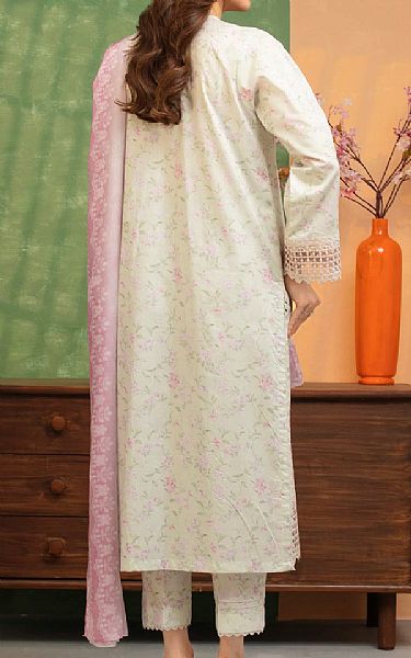 Edenrobe Off White Lawn Suit | Pakistani Lawn Dress in USA- Image 2