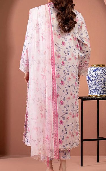 Edenrobe Off White/Pink Lawn Suit | Pakistani Lawn Dress in USA- Image 2