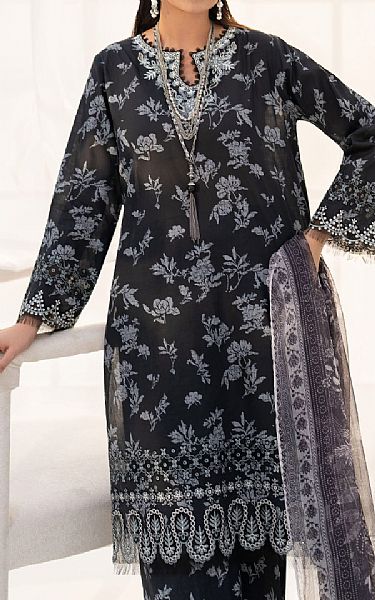 Edenrobe Black Lawn Suit | Pakistani Lawn Dress in USA- Image 2