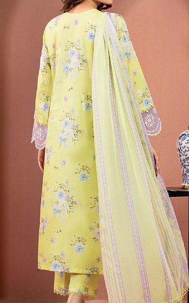 Edenrobe Lime Green Lawn Suit | Pakistani Lawn Dress in USA- Image 2