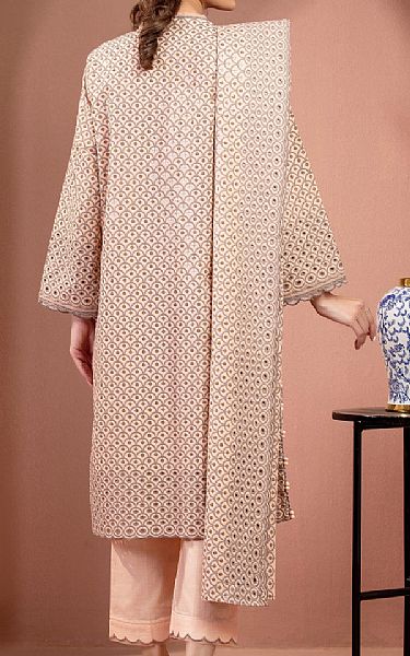 Edenrobe Light Peach Cambric Suit | Pakistani Lawn Dress in USA- Image 2