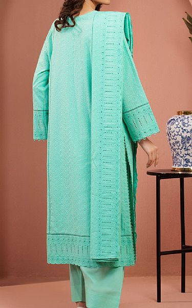 Edenrobe Aqua Cambric Suit | Pakistani Lawn Dress in USA- Image 2