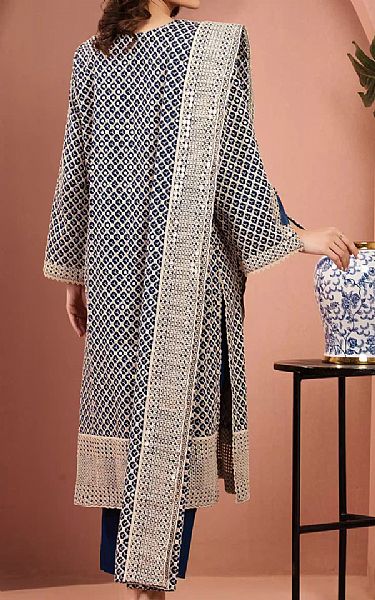 Edenrobe Blue Cambric Suit | Pakistani Lawn Dress in USA- Image 2