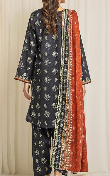 Edenrobe Black Lawn Suit | Pakistani Lawn Dress in USA- Image 2