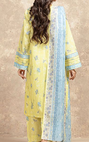 Edenrobe Yellow Lawn Suit | Pakistani Lawn Dress in USA- Image 2