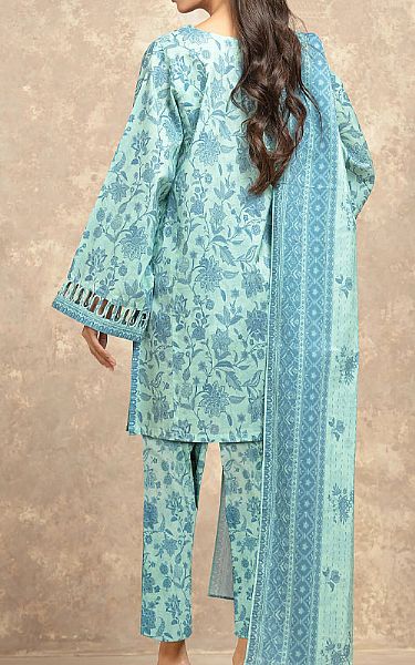 Edenrobe Aqua Lawn Suit | Pakistani Lawn Dress in USA- Image 2