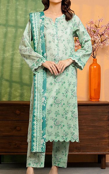 Edenrobe Mist Green Lawn Suit | Pakistani Lawn Dress in USA- Image 1