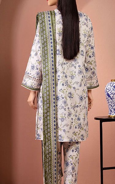 Edenrobe Off-white Lawn Suit | Pakistani Lawn Dress in USA- Image 2