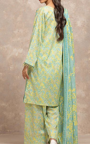 Edenrobe Light Green Lawn Suit | Pakistani Lawn Dress in USA- Image 2