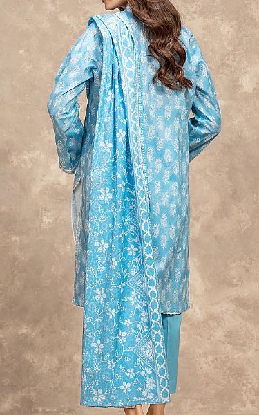 Edenrobe Dark Turquoise Lawn Suit | Pakistani Lawn Dress in USA- Image 2
