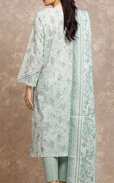 Edenrobe Light Green Lawn Suit | Pakistani Lawn Dress in USA- Image 2
