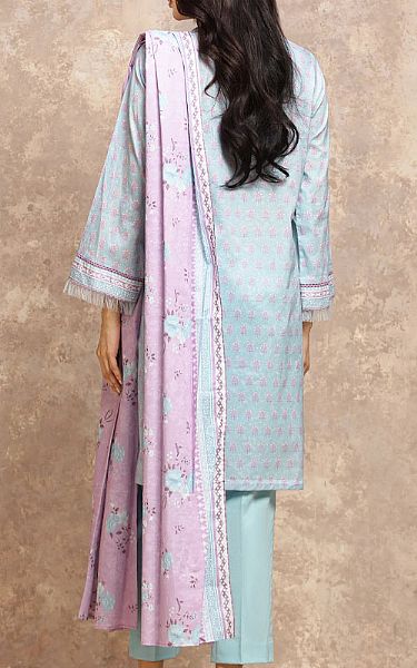 Edenrobe Grey Lawn Suit | Pakistani Lawn Dress in USA- Image 2