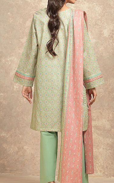 Edenrobe Mint Lawn Suit | Pakistani Lawn Dress in USA- Image 2
