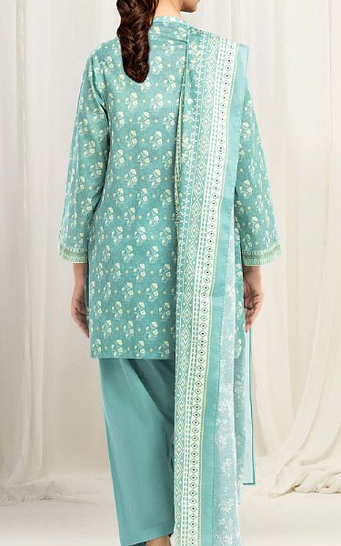 Edenrobe Mint Lawn Suit | Pakistani Lawn Dress in USA- Image 2