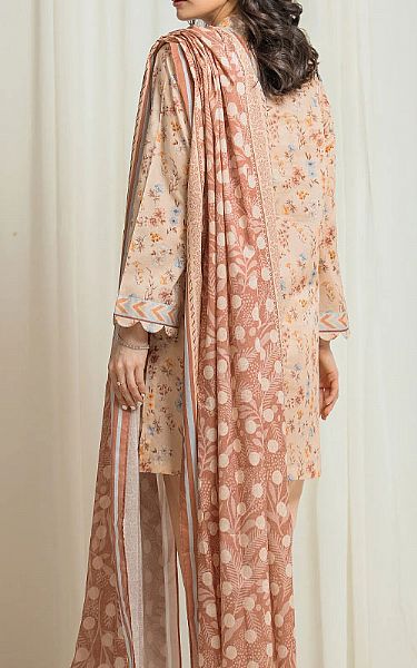 Edenrobe Almond Lawn Suit | Pakistani Lawn Dress in USA- Image 2