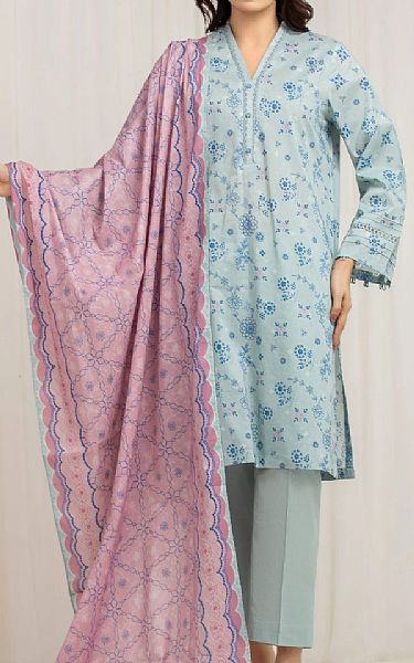 Edenrobe Sea Mist Lawn Suit | Pakistani Lawn Dress in USA- Image 1