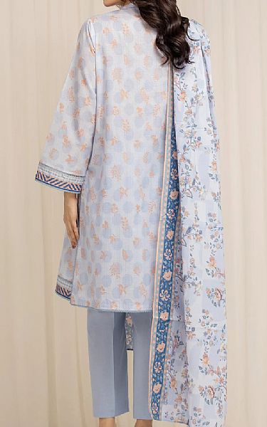 Edenrobe Light Grey Lawn Suit | Pakistani Lawn Dress in USA- Image 2