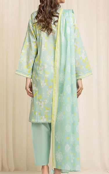 Edenrobe Mint Green Lawn Suit | Pakistani Lawn Dress in USA- Image 2