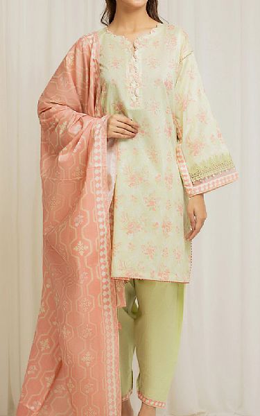 Edenrobe Green Mist Lawn Suit | Pakistani Lawn Dress in USA- Image 1