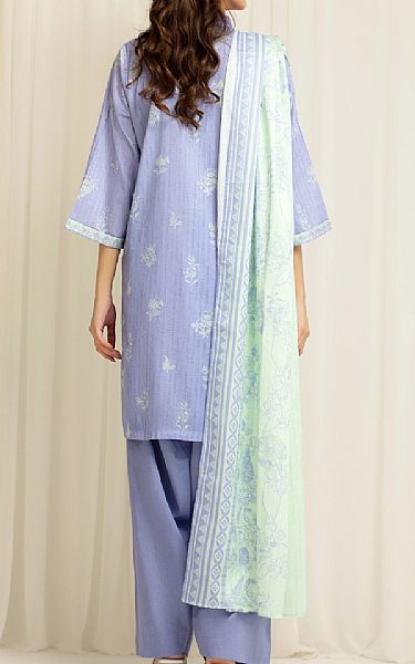 Edenrobe Cold Purple Lawn Suit | Pakistani Lawn Dress in USA- Image 2