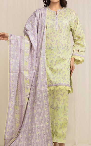 Edenrobe Green Mist/Lilac Lawn Suit | Pakistani Lawn Dress in USA- Image 1