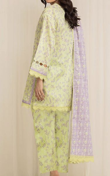 Edenrobe Green Mist/Lilac Lawn Suit | Pakistani Lawn Dress in USA- Image 2