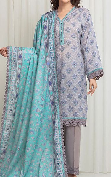 Edenrobe Lavender Lawn Suit | Pakistani Lawn Dress in USA- Image 1